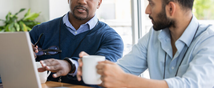 Creditor speaking to a client with a trust