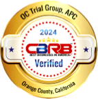 OC Trial Group, APC 2024 CBRB Verified Orange County, California