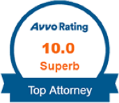 Avvo Rating 10.0 Superb Top Attorney