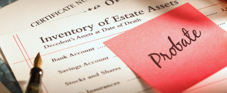 Probate and inventory of estate assets